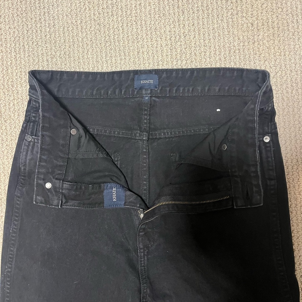 KHAITE Black Boyfriend Jeans - Picture 6 of 7